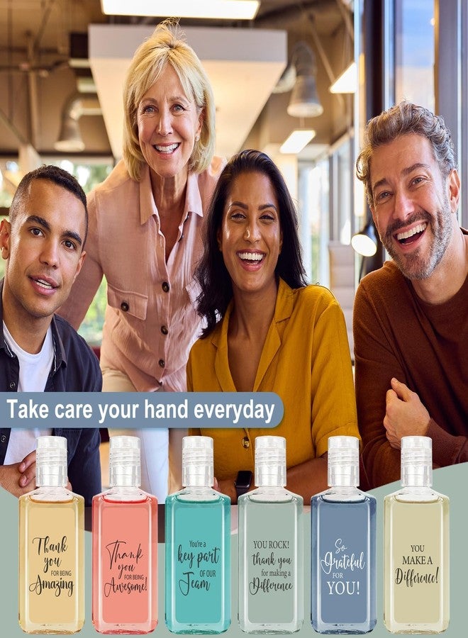 Piuaeue 50Pcs Thank You Mini Hand Sanitizer Bulk Employee Appreciation Gifts Inspirational Small Hand Sanitizer 1fl oz Travel Size Hand Soap Gift for Team Coworker Teacher Nures Office (Classical) - Image 4